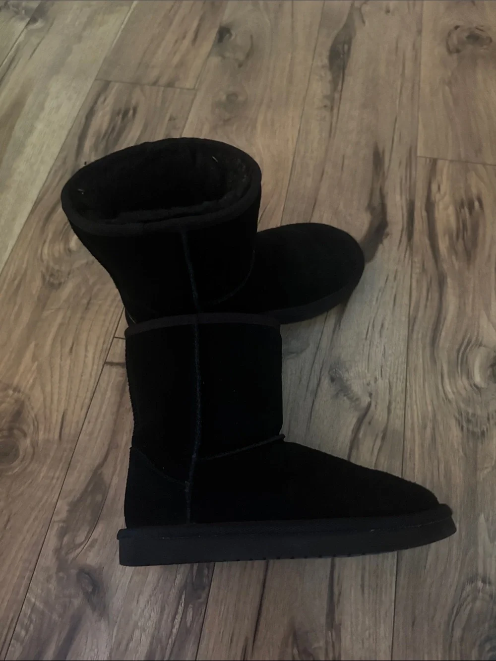 Koolaboora by UGG  Black Winter Boots - Cozy Lined Ankle Boot girls size 13